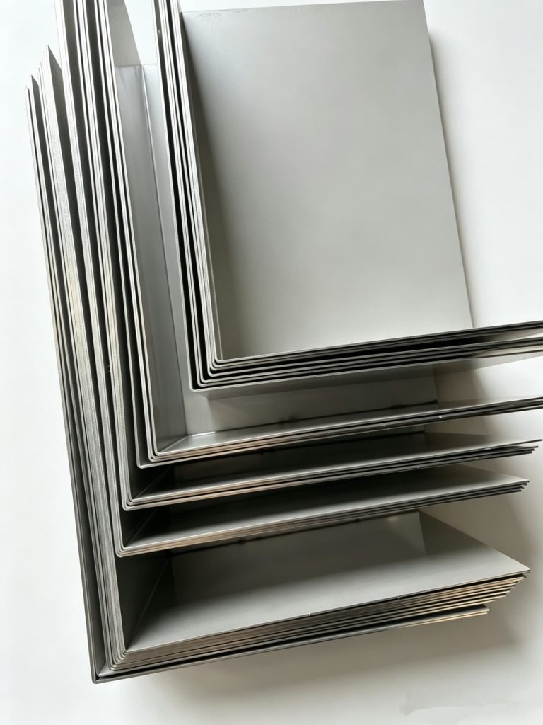 Custom welded stainless steel structural beam