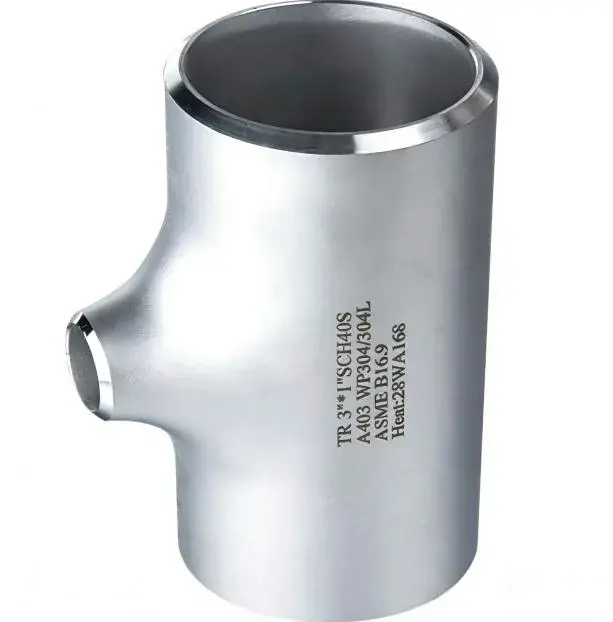 Stainless Steel Reducing Tee Butt-Weld Fitting
