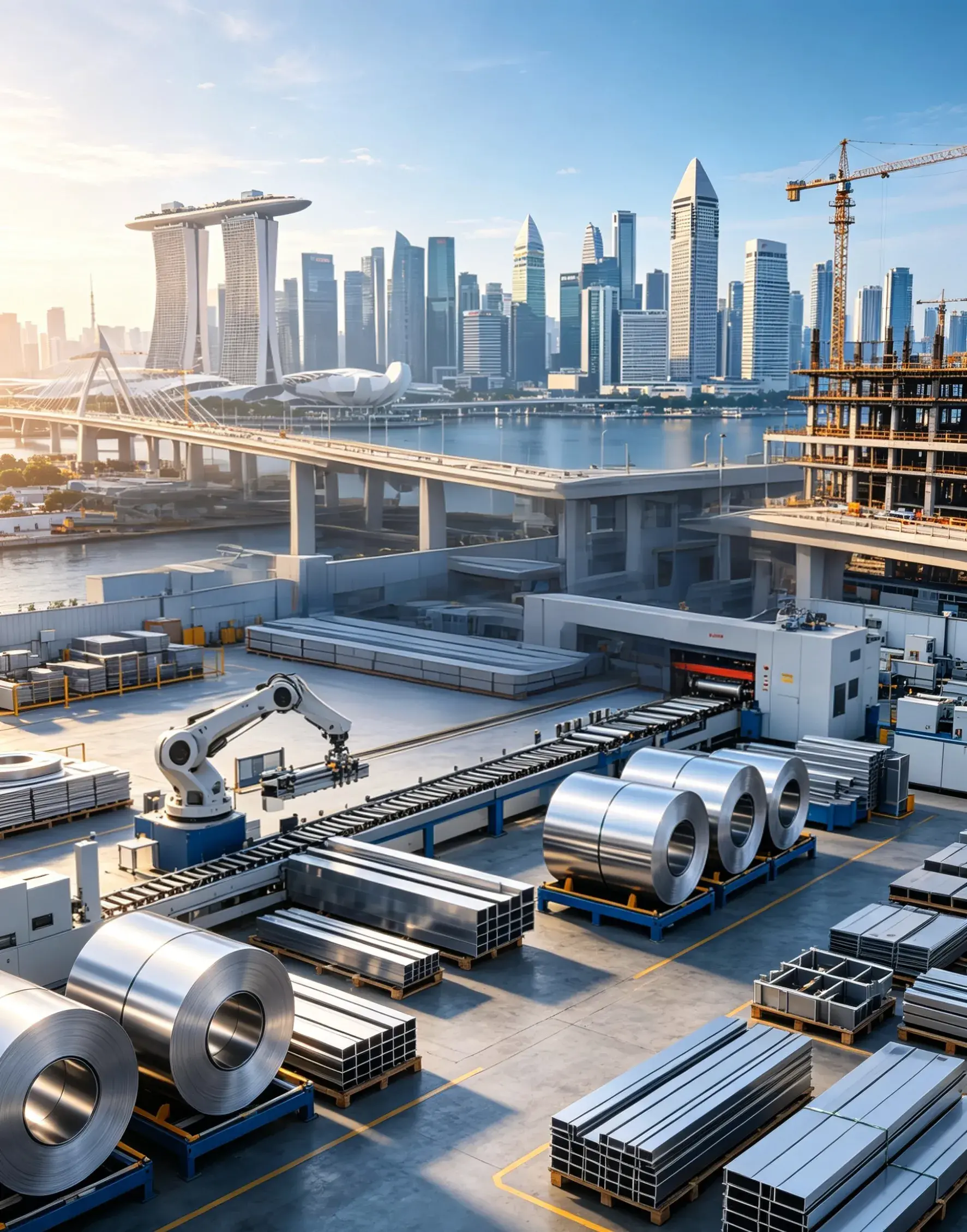 One-stop Stainless Steel Materials + Sheet Metal Processing General Contracting Project for Southeast Asian Infrastructure