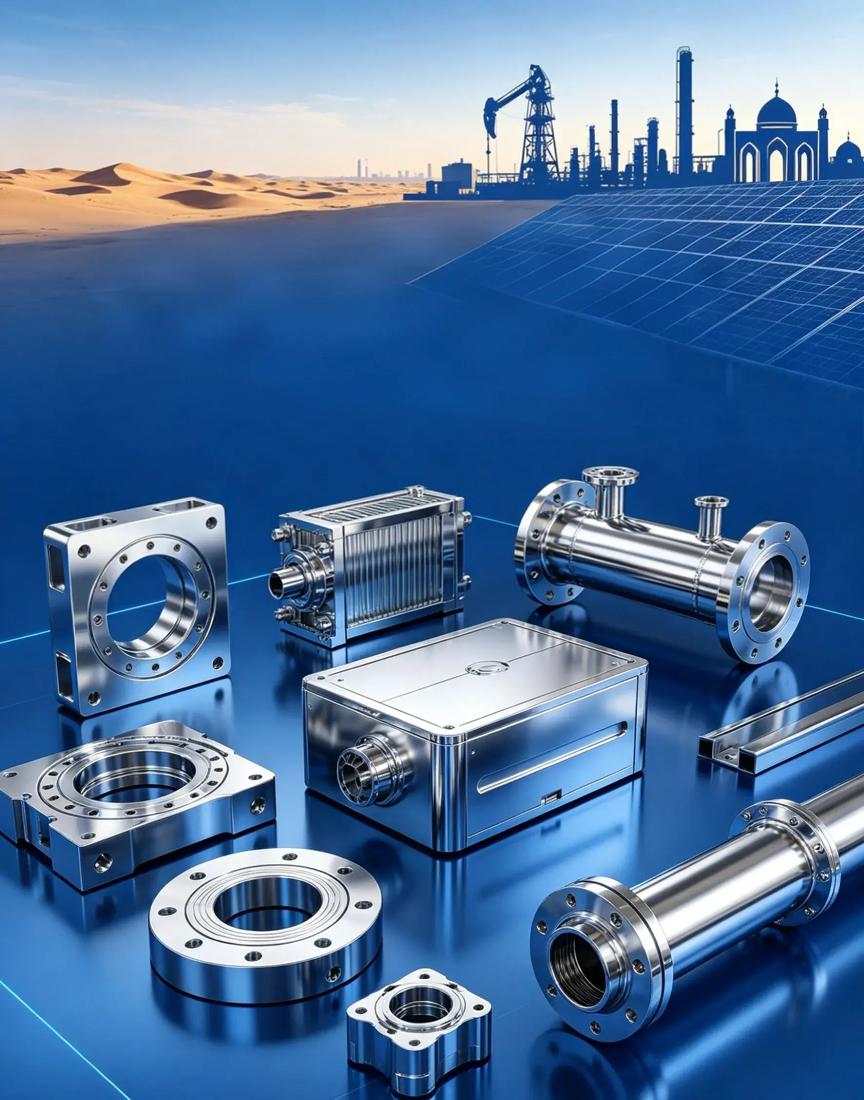 Custom Processing Cooperation Project of Stainless Steel Products for Middle East Energy Equipment