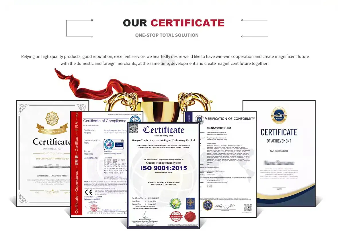 Company Achieves Full International Certifications for Stainless Steel Products to Boost Overseas Markets